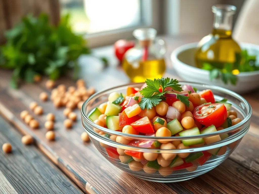 Dietetyczna sałatka z cieciorki konserwowej: przepis na zdrowy posiłek