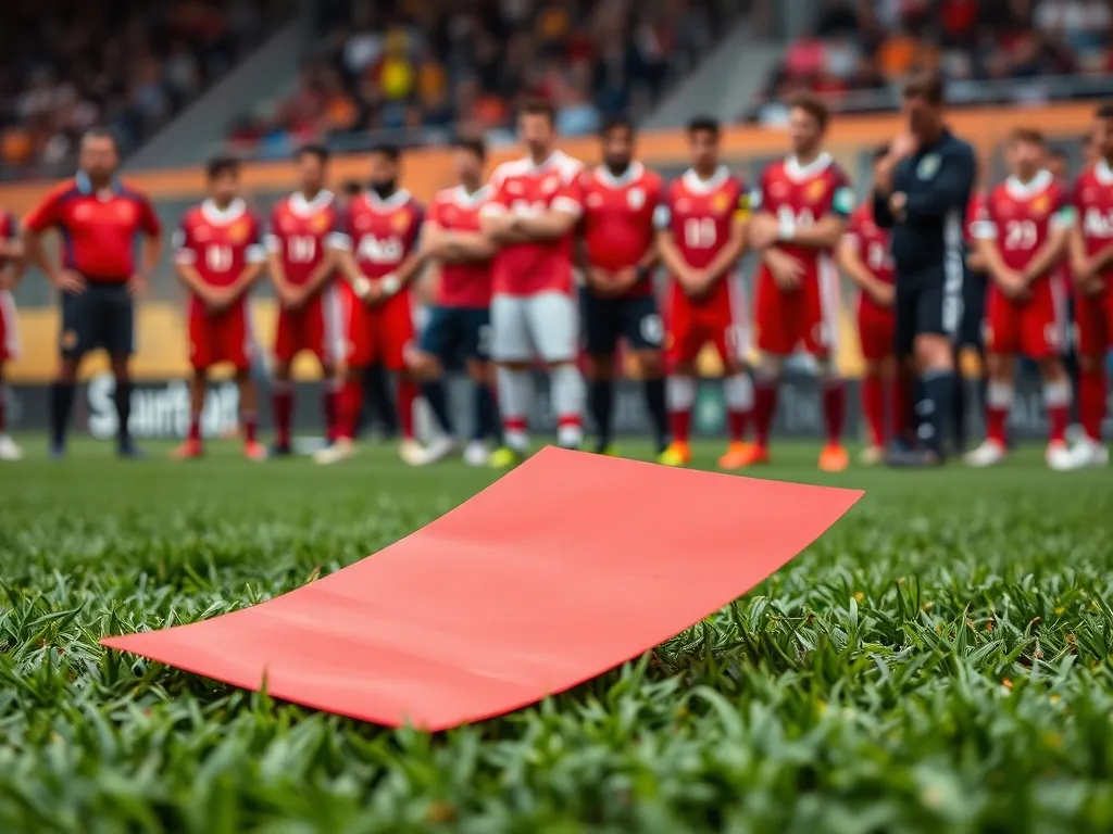 Co jeśli trener dostanie czerwoną kartkę? Konsekwencje i procedury